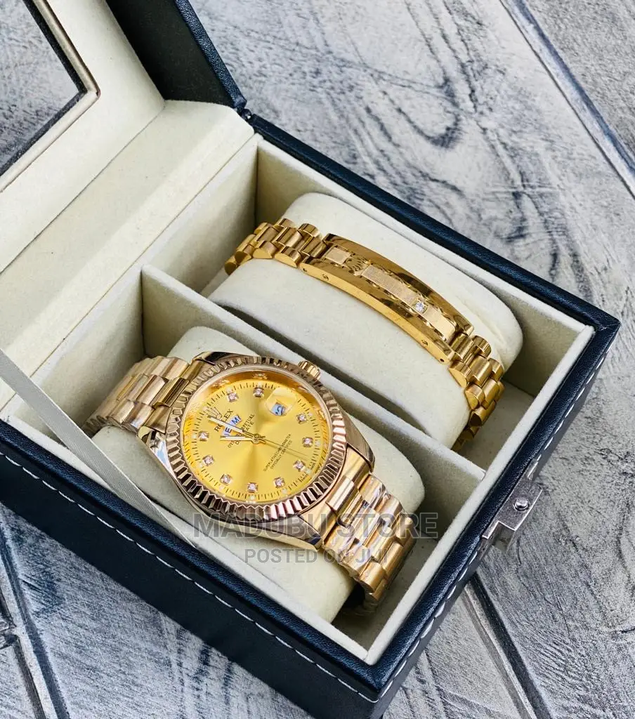 A Set of Rolex Watch and Bracelet