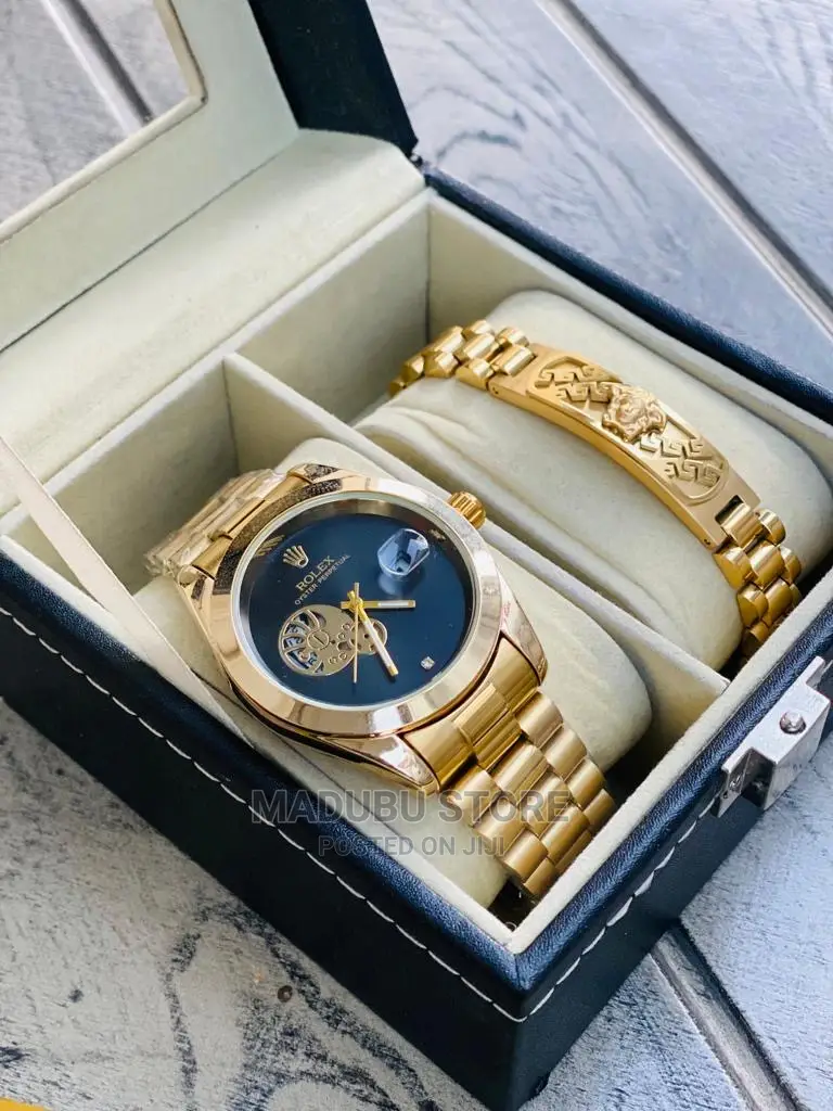 A Set of Rolex Watch and Bracelet