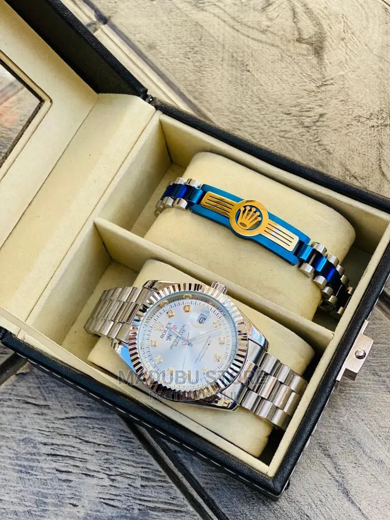 A Set of Rolex Watch and Bracelet