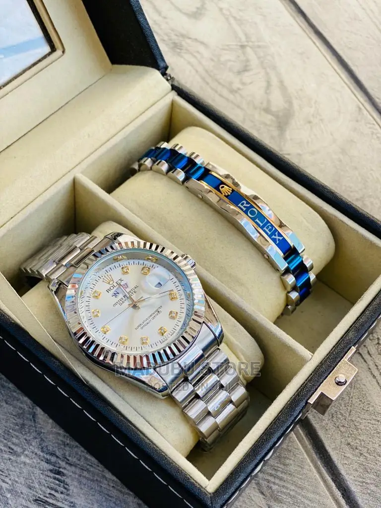 A Set of Rolex Watch and Bracelet
