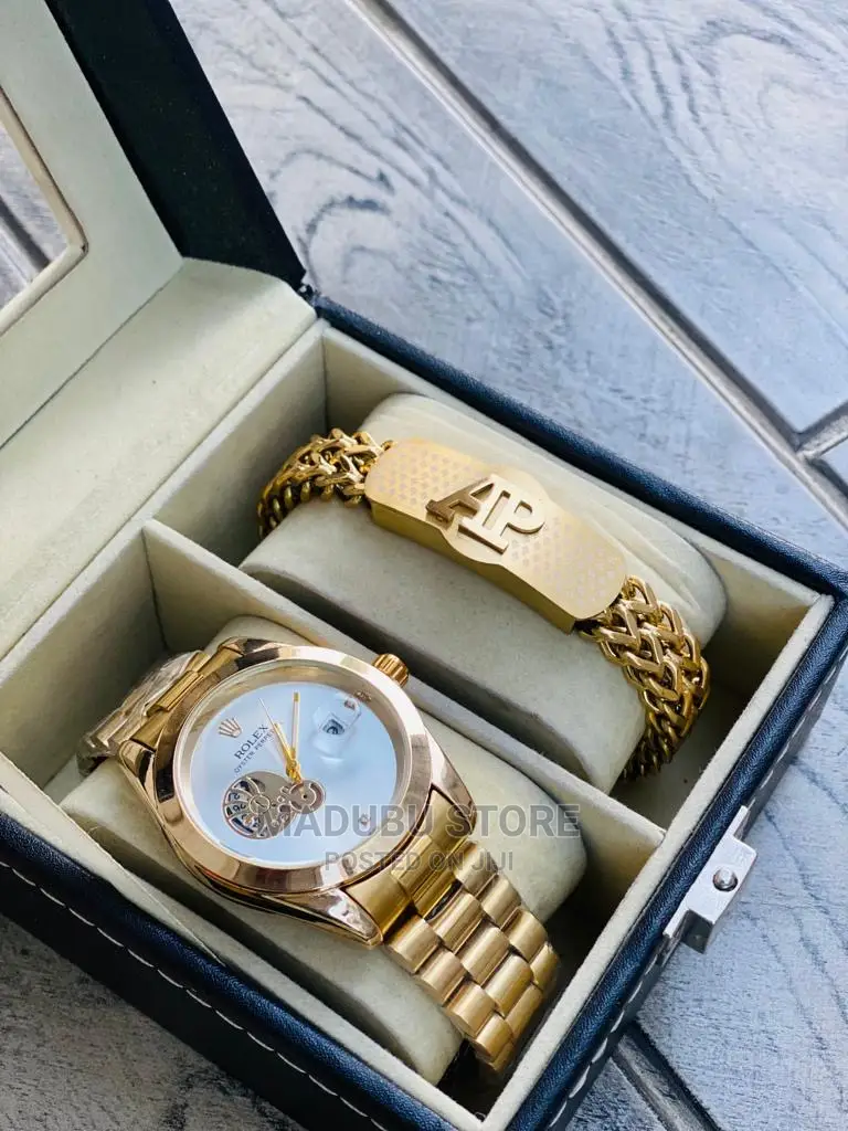 A Set of Rolex Watch and Bracelet