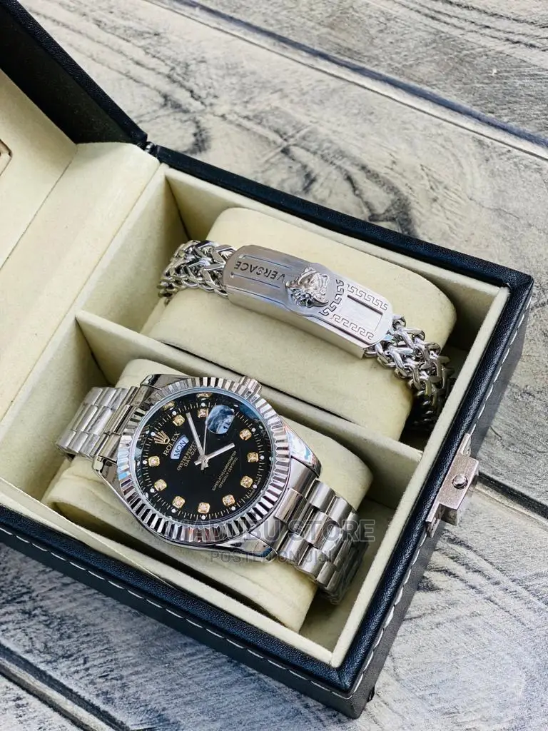 A Set of Rolex Watch and Bracelet