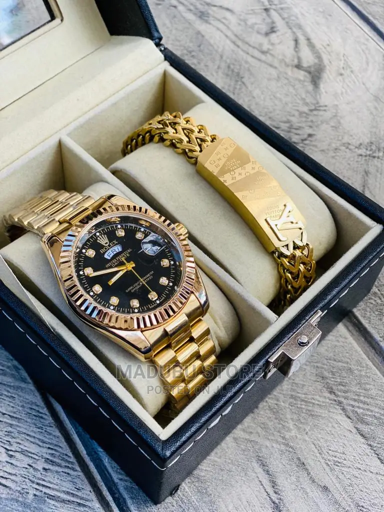 A Set of Rolex Watch and Bracelet