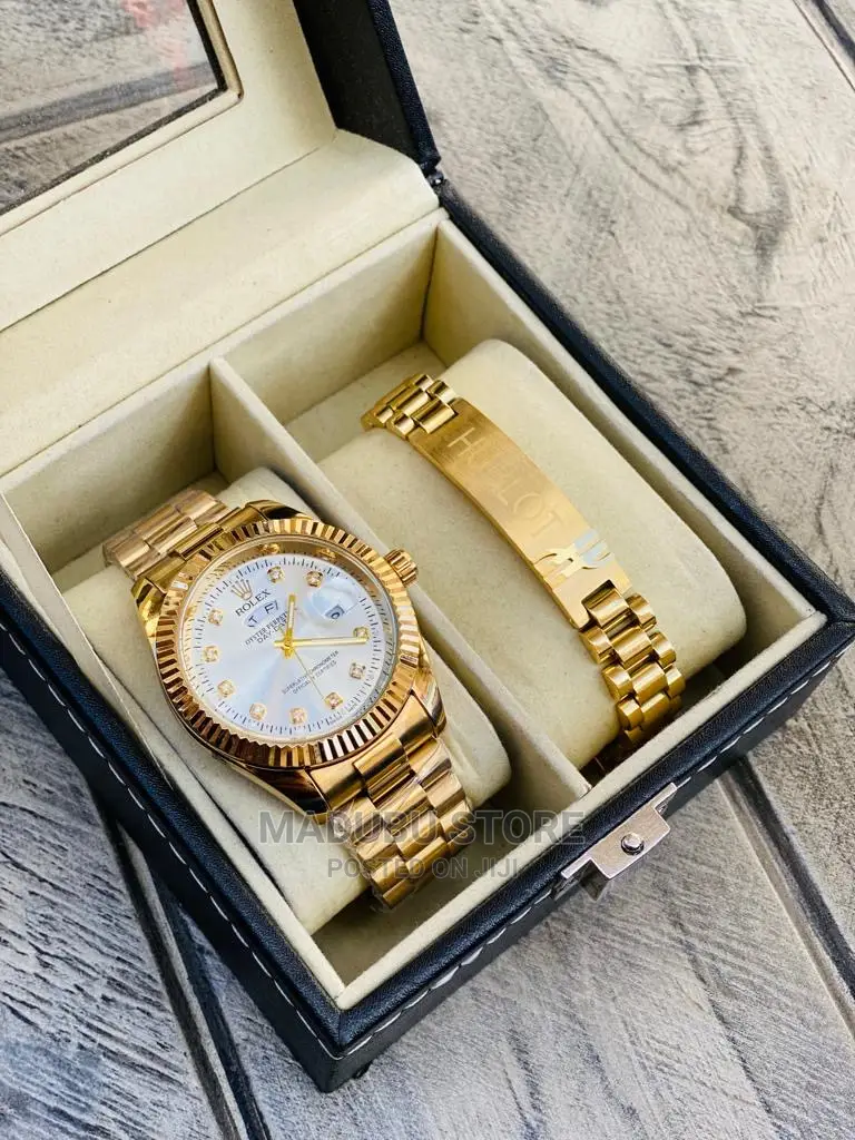 A Set of Rolex Watch and Bracelet