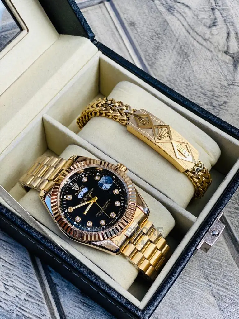 A Set of Rolex Watch and Bracelet