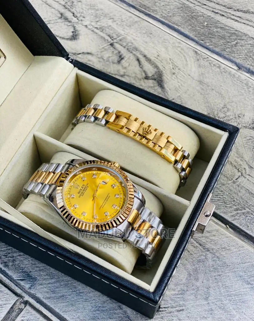 A Set of Rolex Watch and Bracelet