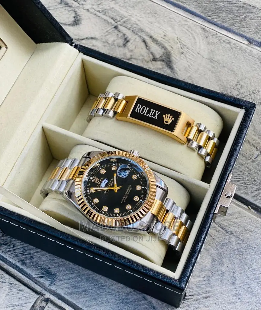 A Set of Rolex Watch and Bracelet