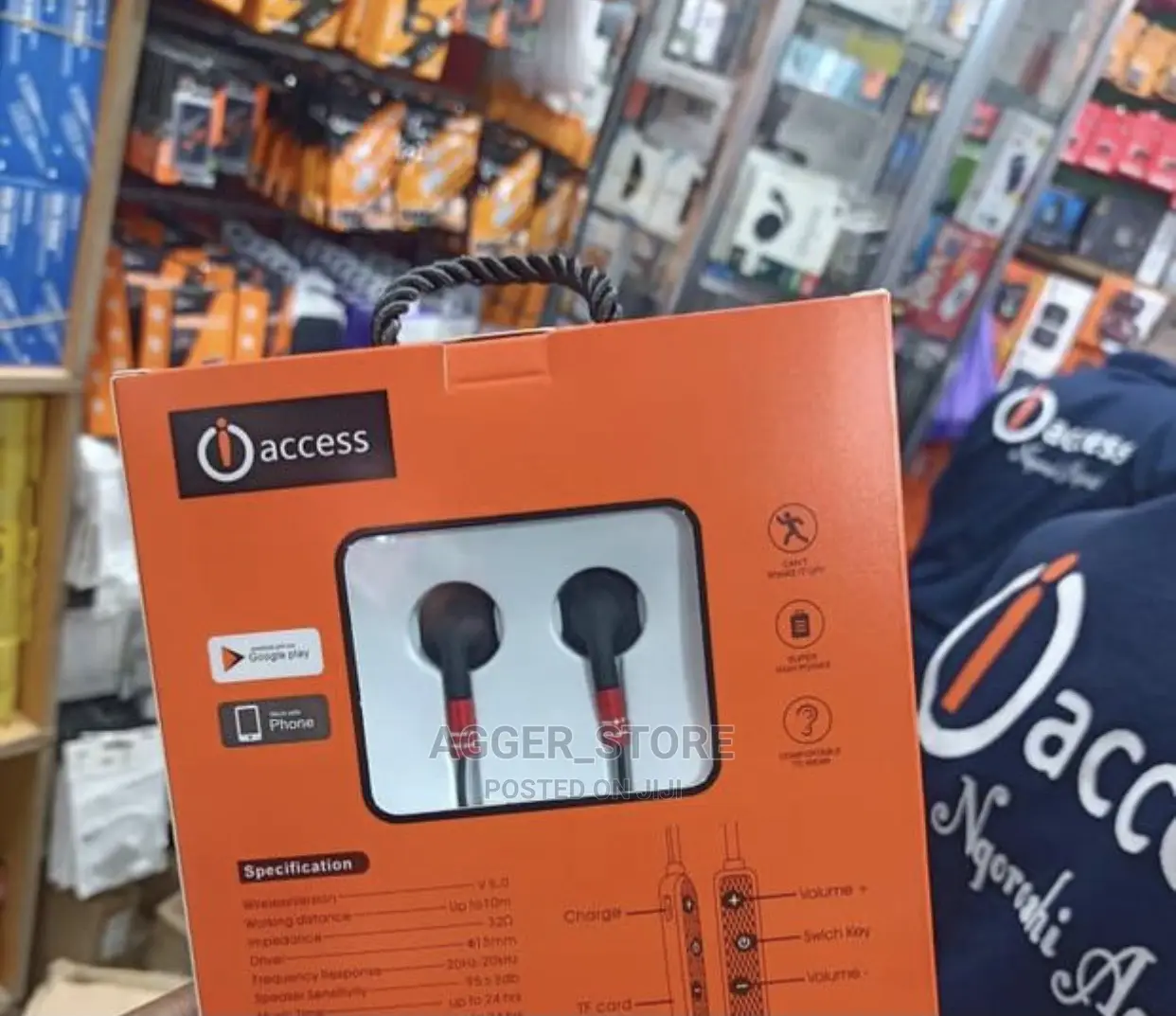 I-access Neckband Earphone ORIGINAL