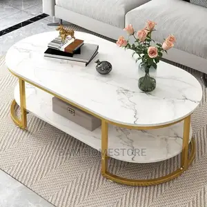 Marble Glass Table