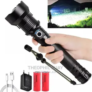 Flashlights, Zoomable Water Rechargeable Flashlights