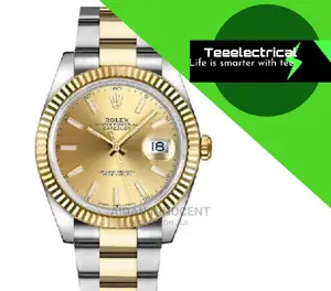 Watch Rolex-Silver Gold Strip