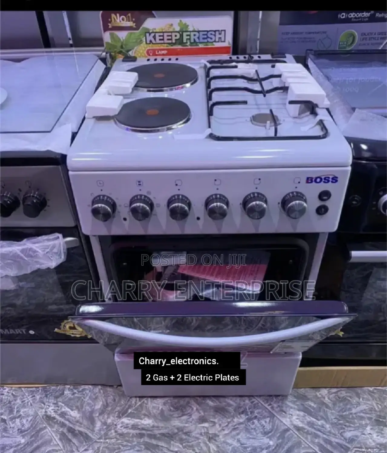 BOSS High Quality Cooker 2gas 2electric Plates