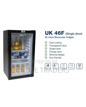 92 Liters Single Door Showcase Fridge