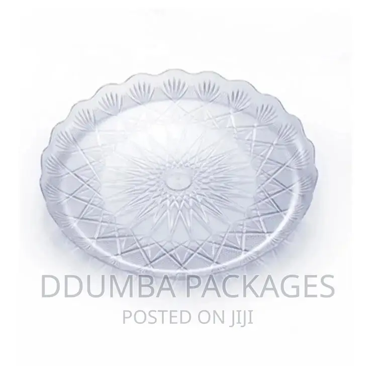 Crystal Plates/Plastic Plates Per 10pcs