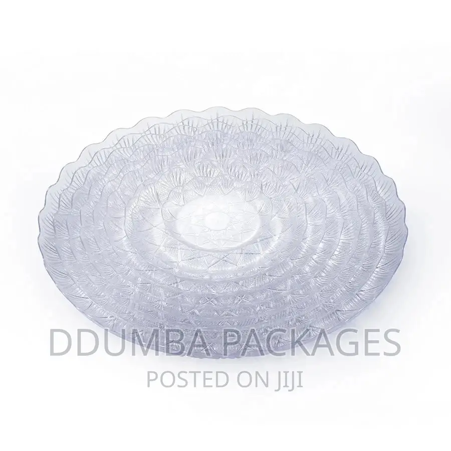 Crystal Plates/Plastic Plates Per 10pcs