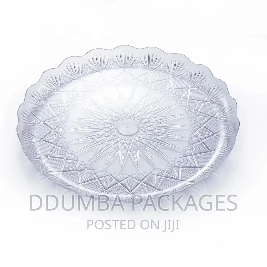 Crystal Plates/Plastic Plates Per 10pcs