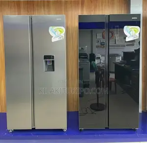 Bruhm Side by Side BLACK Refrigerator 516L