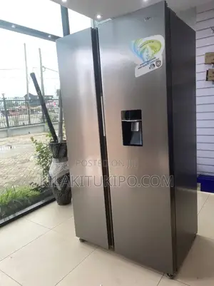 Bruhm Side by Side BLACK Refrigerator 516L
