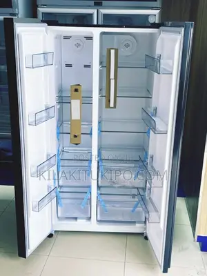 Bruhm Side by Side BLACK Refrigerator 516L