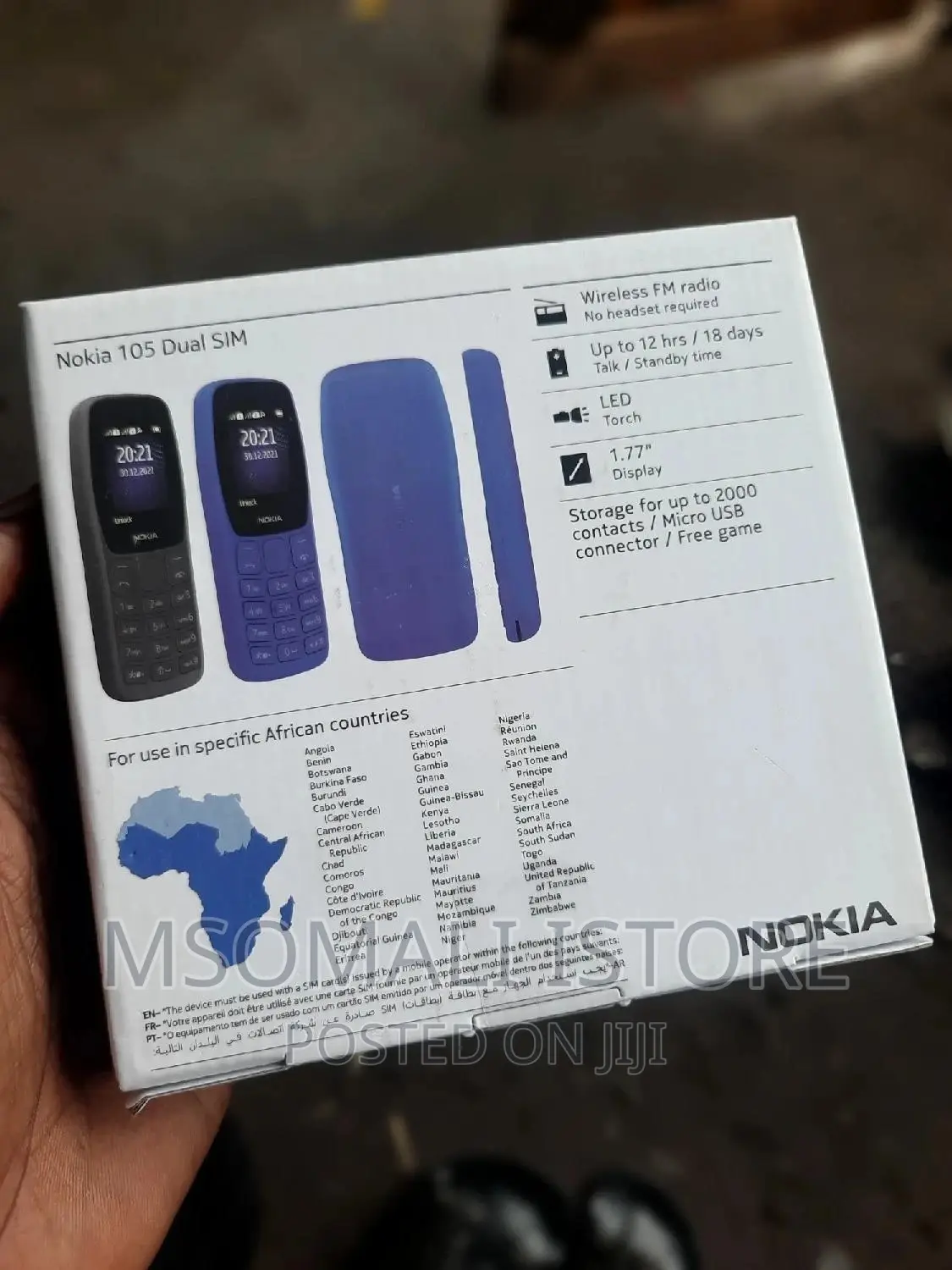 New Nokia 105 Black