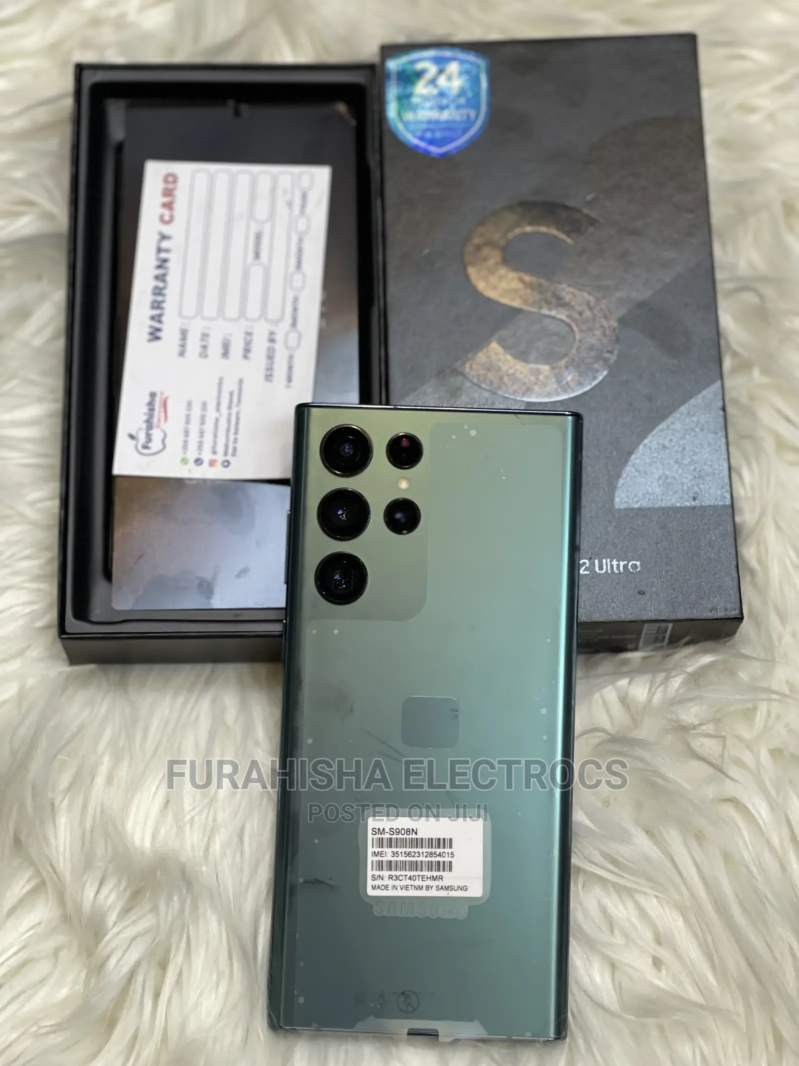 New Samsung Galaxy S22 Ultra 5G 128 GB Green