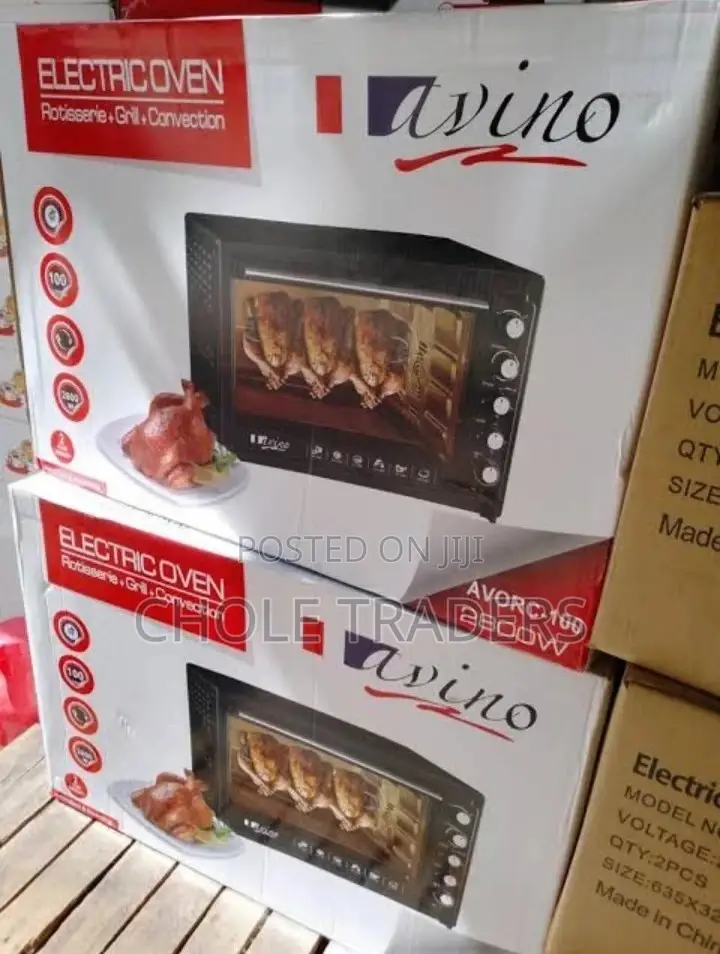 Avino 100L Electric Oven Rotisserie, Grill and Convection