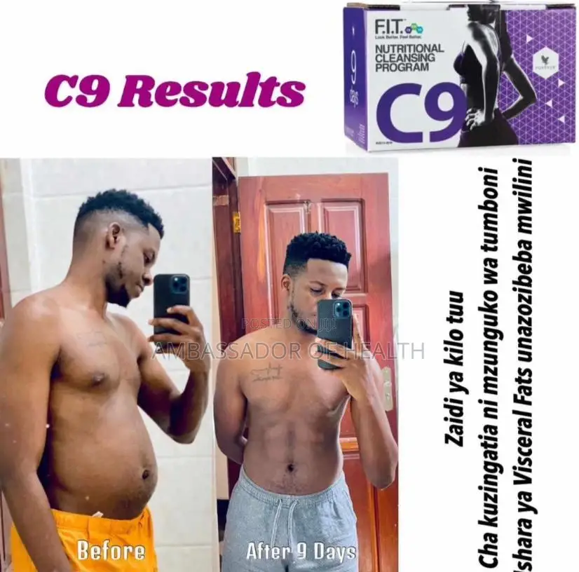 C9 Inakupa Matokeo Ya Kupunguza Tumbo Bila Kwenda Gym