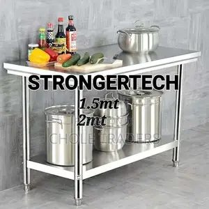 2-Meters Length Stainless Steel Working Table