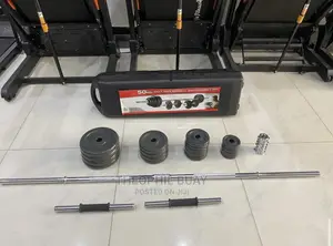 50kg Chrome Barbell and Dumbbell Set