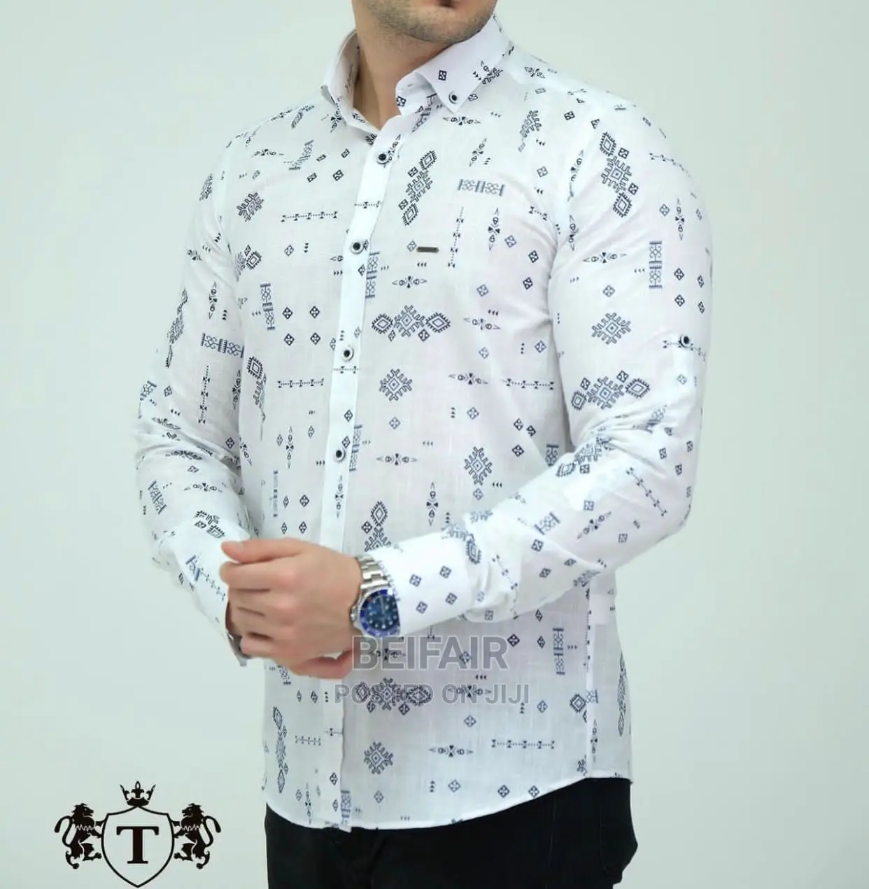 Soft Linen Men's Shirts| Mashati Ya Kiume Ya Katani