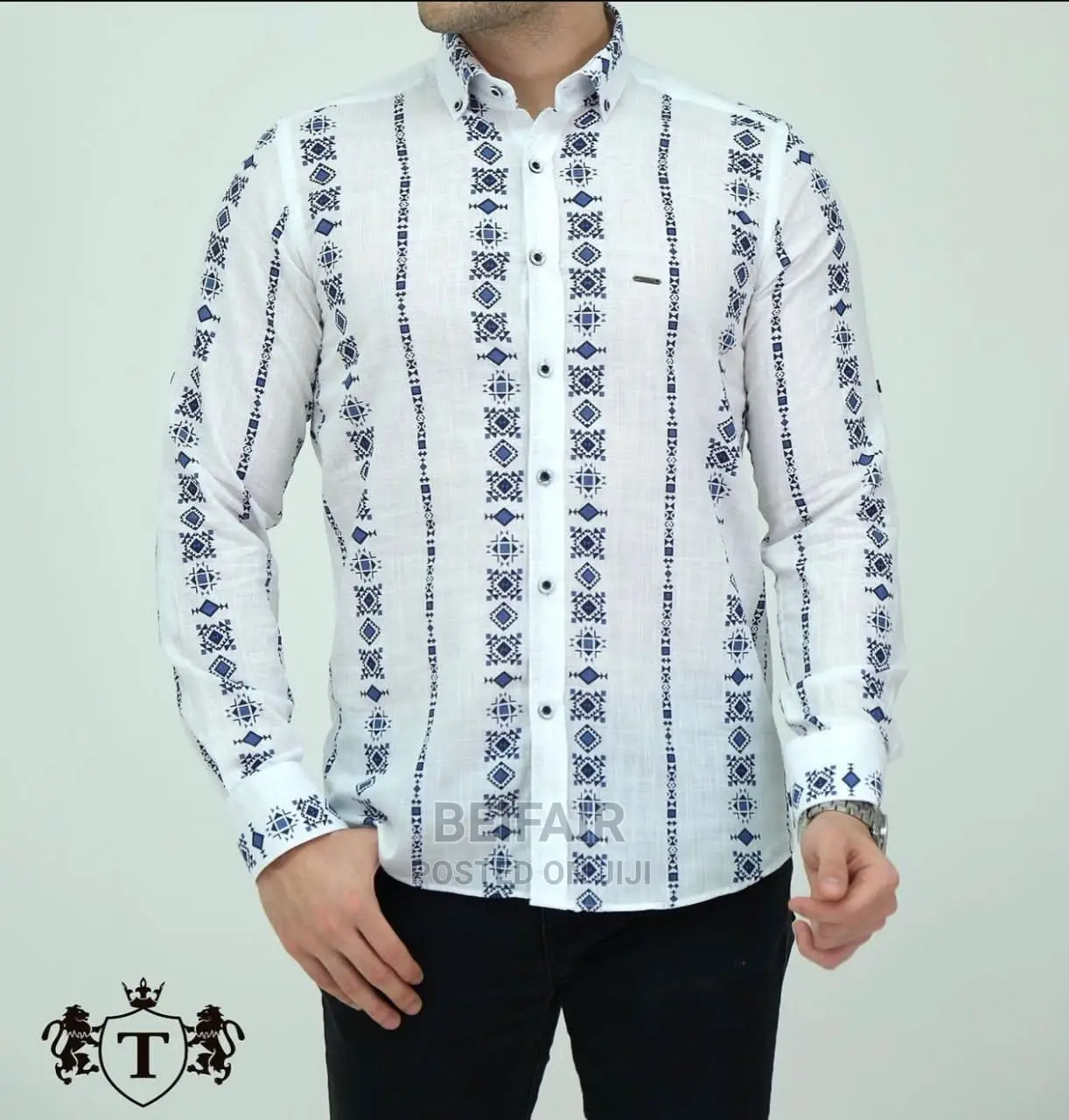 Soft Linen Men's Shirts| Mashati Ya Kiume Ya Katani