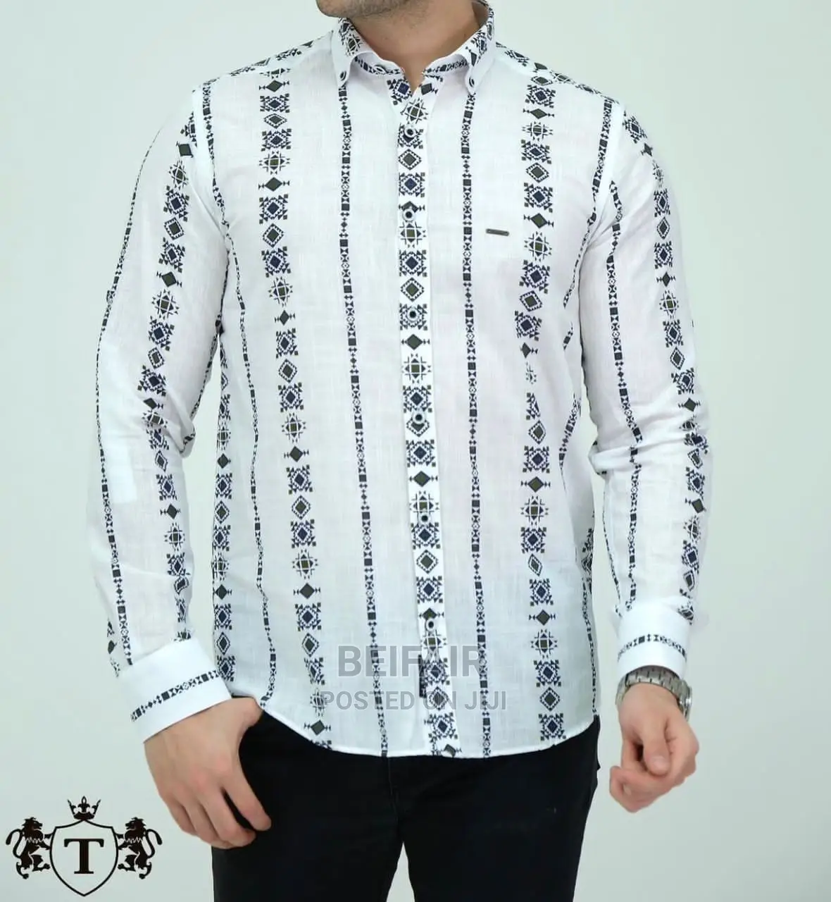Soft Linen Men's Shirts| Mashati Ya Kiume Ya Katani
