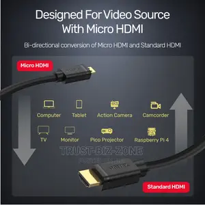 Micro HDMI To HDMI Cable