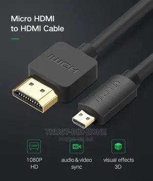 Micro HDMI To HDMI Cable