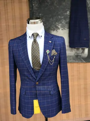 Men's Suits| Suti Za Kiume | Draft Suits | Blue | Black