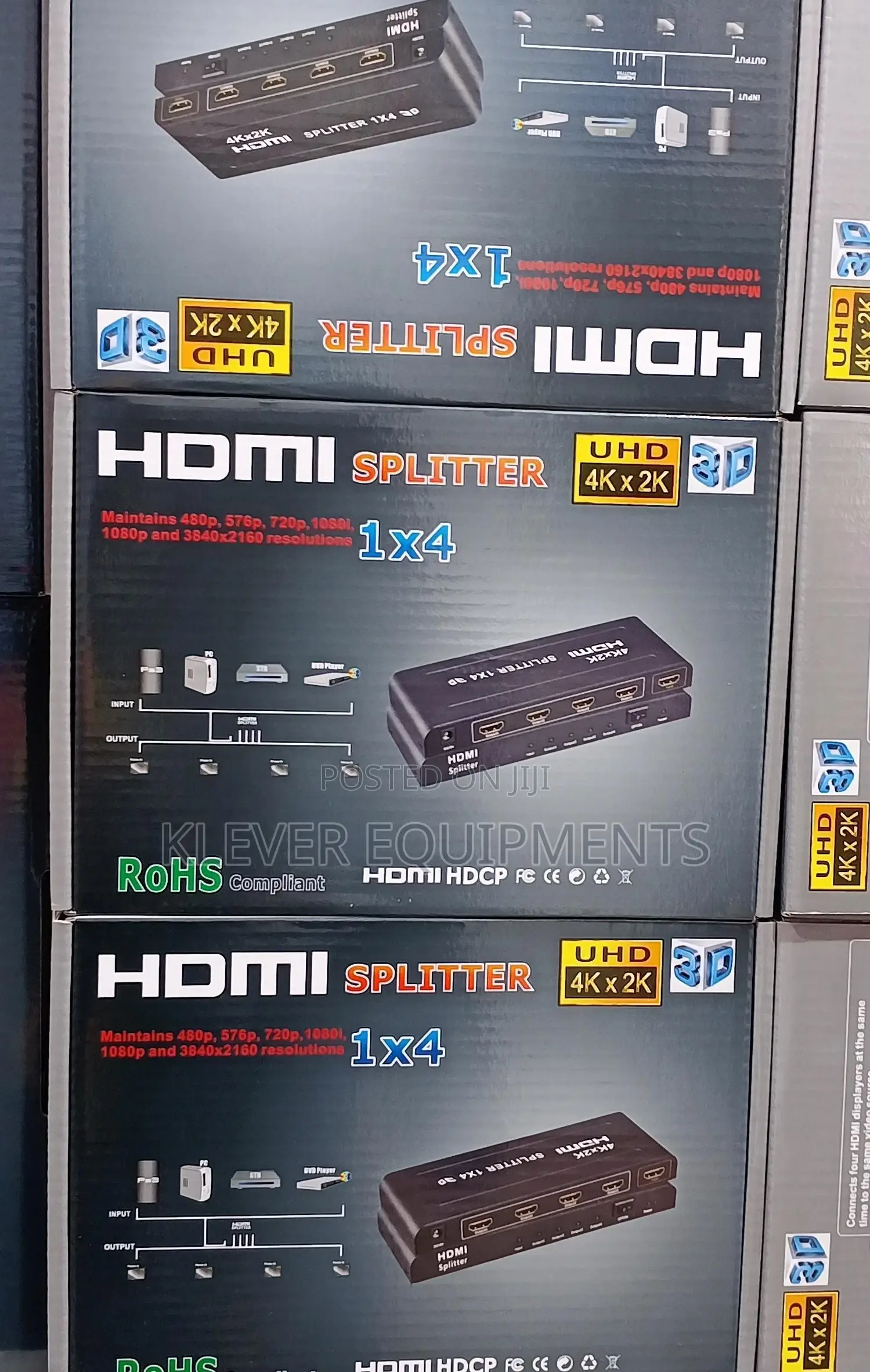 4 Ports HDMI SPLITTER
