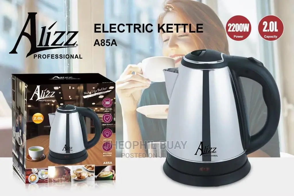 Alliz Electric Kettle 2.0L Steel