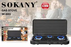 Sokany Three Plates Gas Stove
