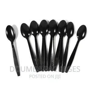 Disposable Tableware Plastic Spoons Per 50pcs