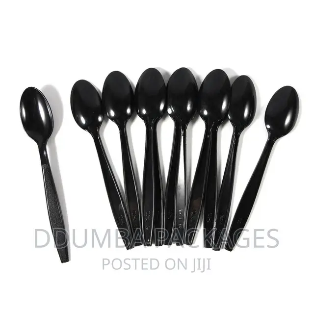Disposable Tableware Plastic Spoons Per 50pcs