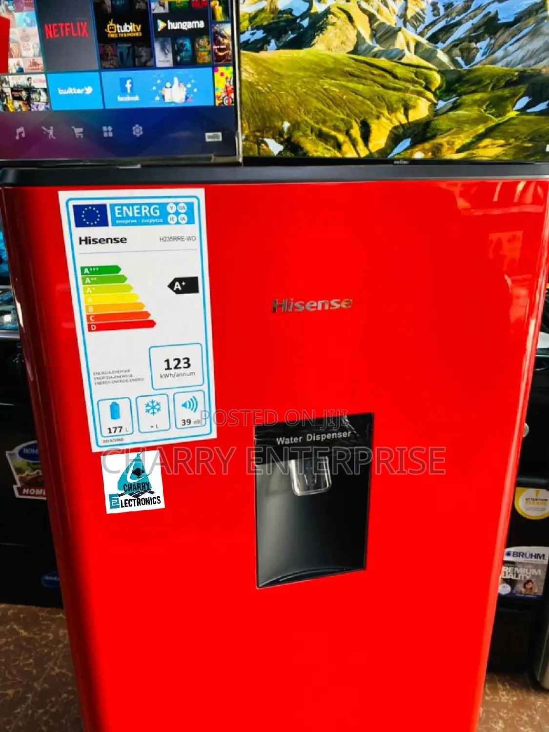 OFFER Hisense Fridge H235-Wd With Water Dispenser177l