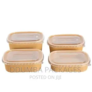Waterproof Paper Microwave Containers Mills750 Per 50 PCS