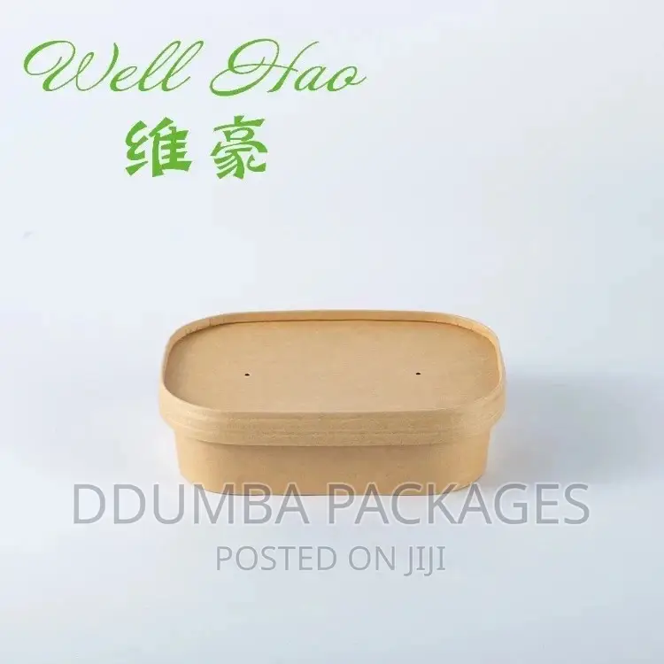Waterproof Paper Microwave Containers Mills750 Per 50 PCS