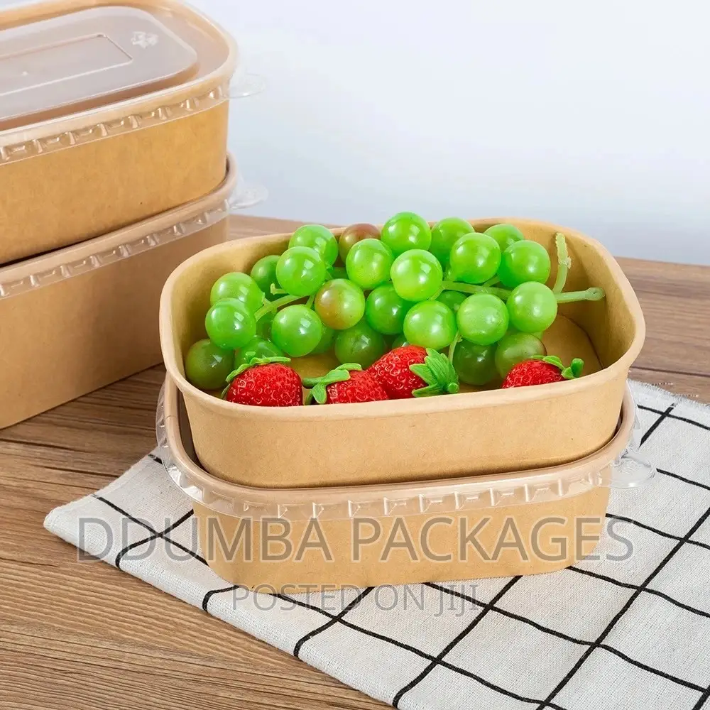 Waterproof Paper Microwave Containers Mills750 Per 50 PCS