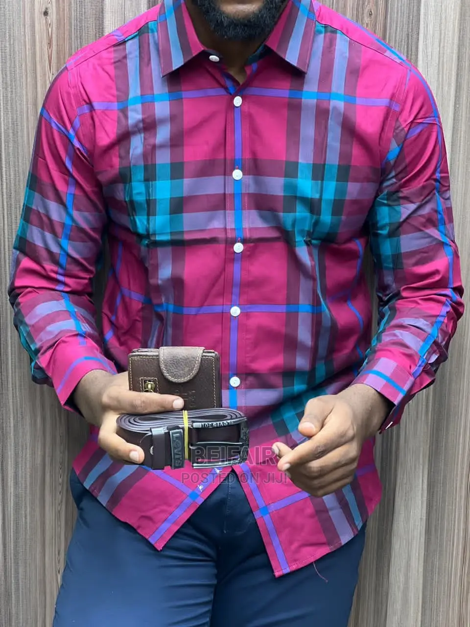 Long Sleeves Draft Shirts | Mashati Ya Kiume Ya Draft
