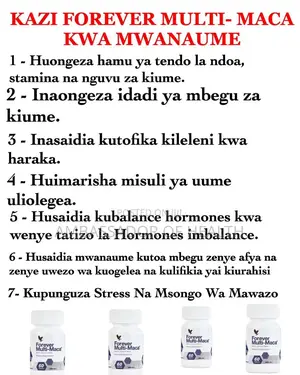 Imarisha Misuli Ya Uume Iliyolegea Na Multi Macca