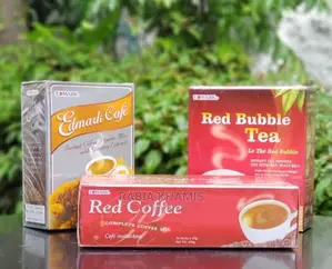 Ginseng Coffee,Red Yeast Coffee Red Bubble Tea