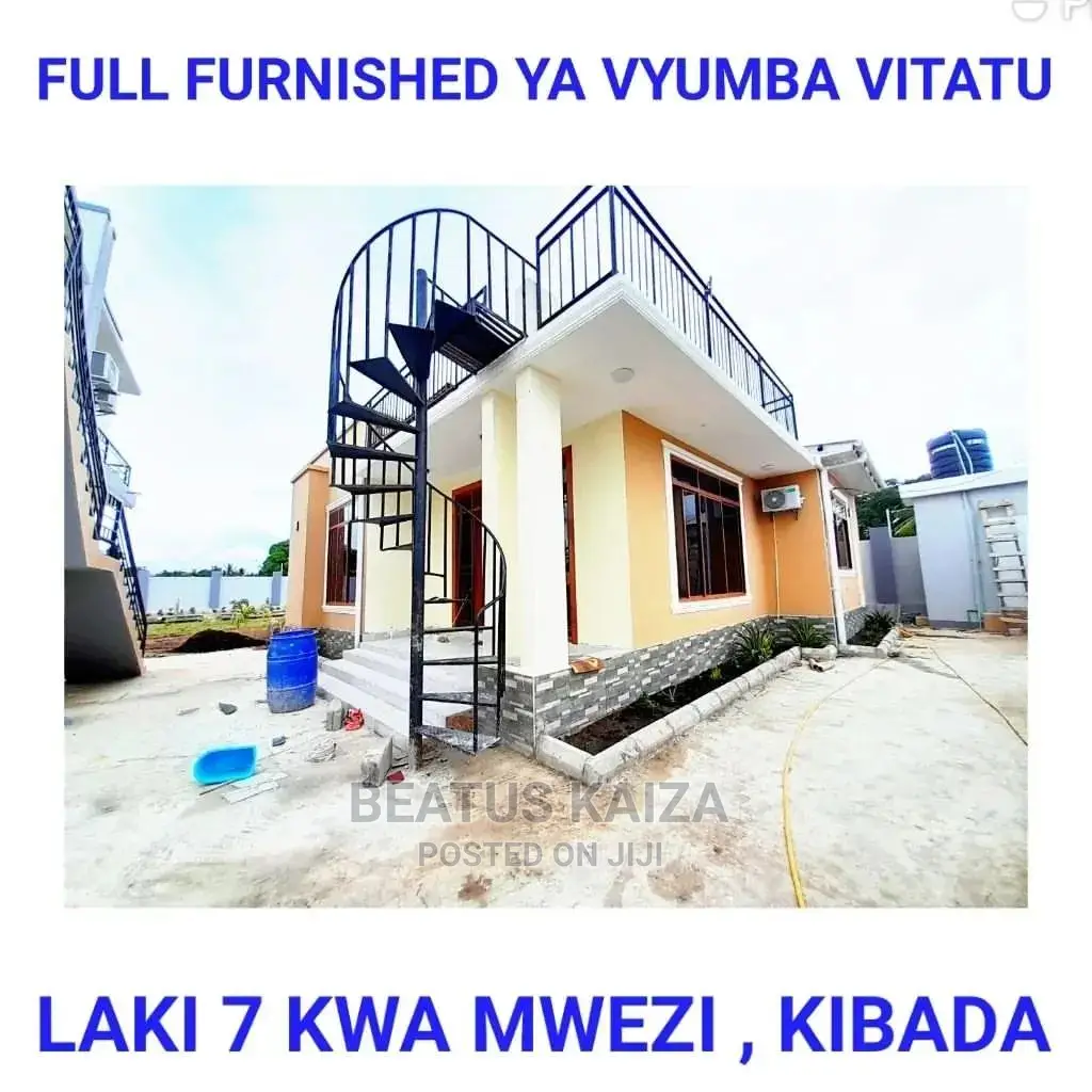 Furnished 3bdrm Apartment in Kigamboni Kibada for rent
