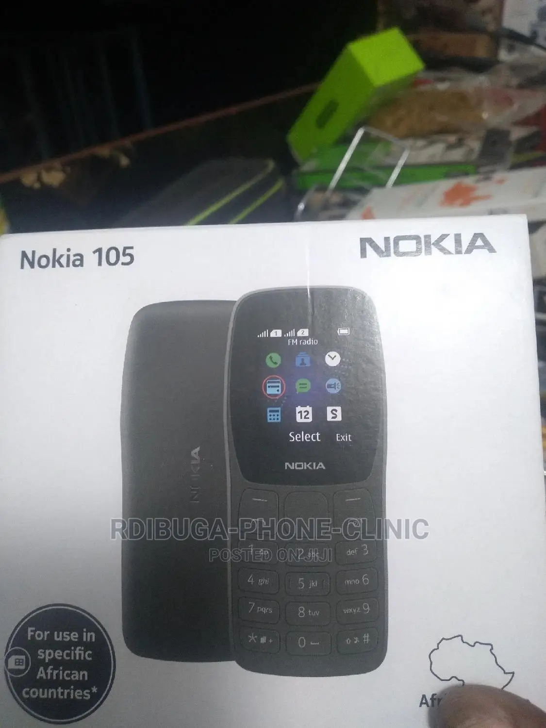 New Nokia 105 Black