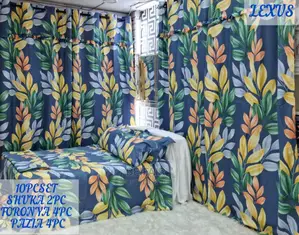 Set Original Ya Shuka 2|Foronya 4 Pazia 4|Bedsheets |Curtain
